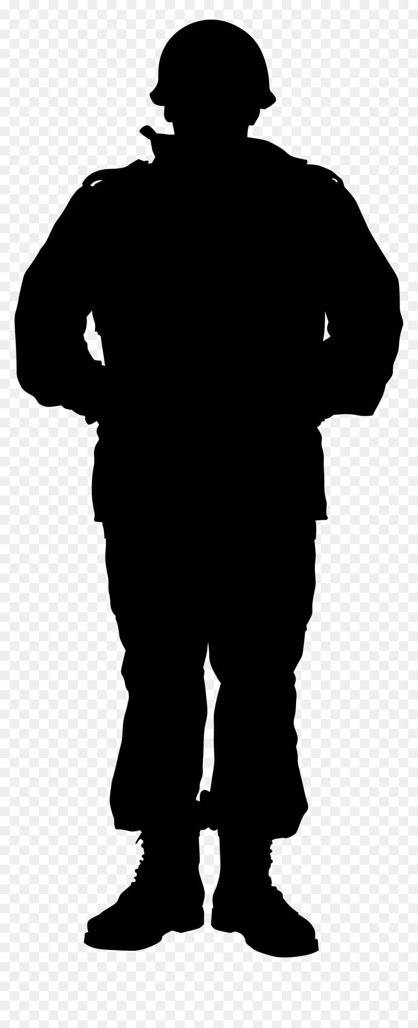 Person Silhouette Transparent Background, HD Png Download - battlefield 1 soldier png