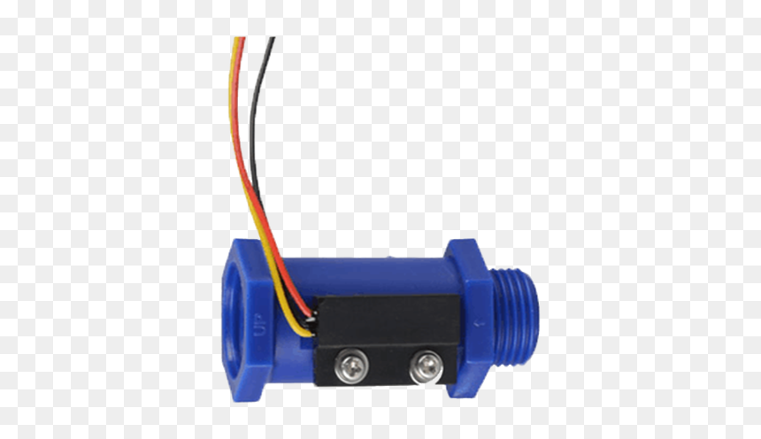 Blue Hall Magnetic Unbreakable Plastic Water Flow Sensor - Electronics, HD Png Download - water flow png