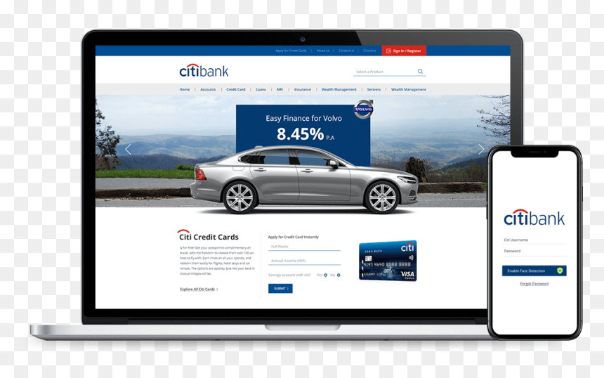Executive Car, HD Png Download - citibank png