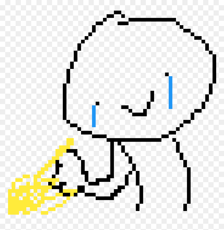 I Have A Concert In 2 Hours- - Sans Head Pixel, HD Png Download - sans eye png