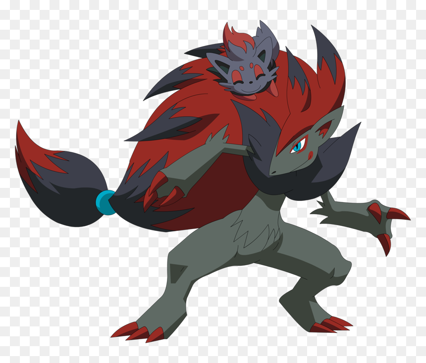 33,730,000 Exp - Pokemon Zoroark, HD Png Download - zorua png