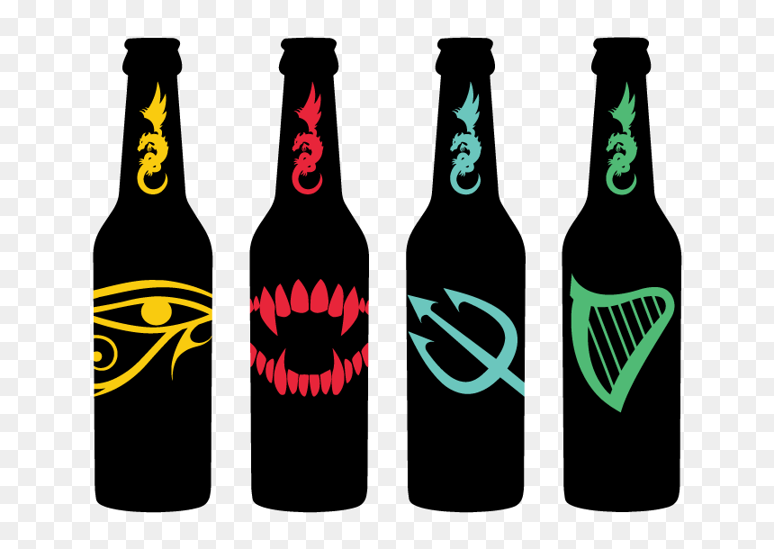Transparent Beer Bottle Vector Png - Glass Bottle, Png Download - guinness bottle png