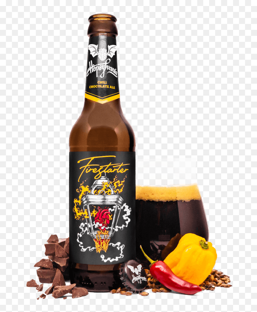Firestarter - Beer Bottle, HD Png Download - guinness bottle png
