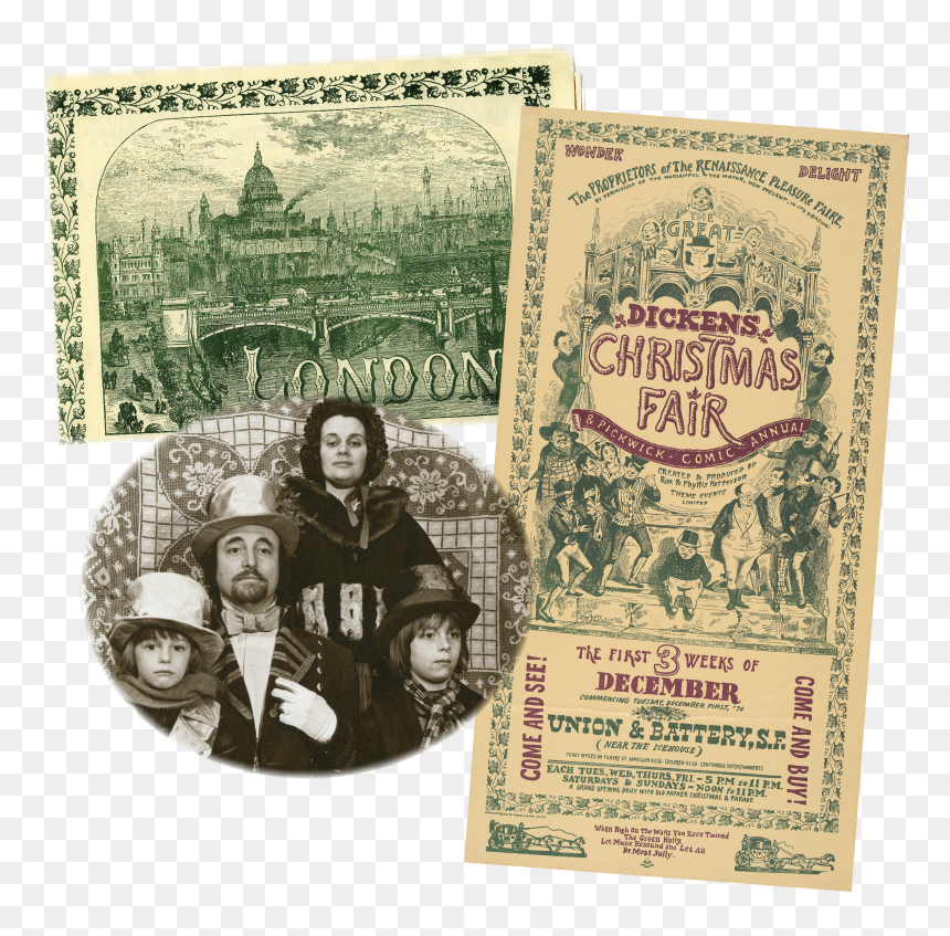 Dickens Fair History - Book, HD Png Download - chris wood png