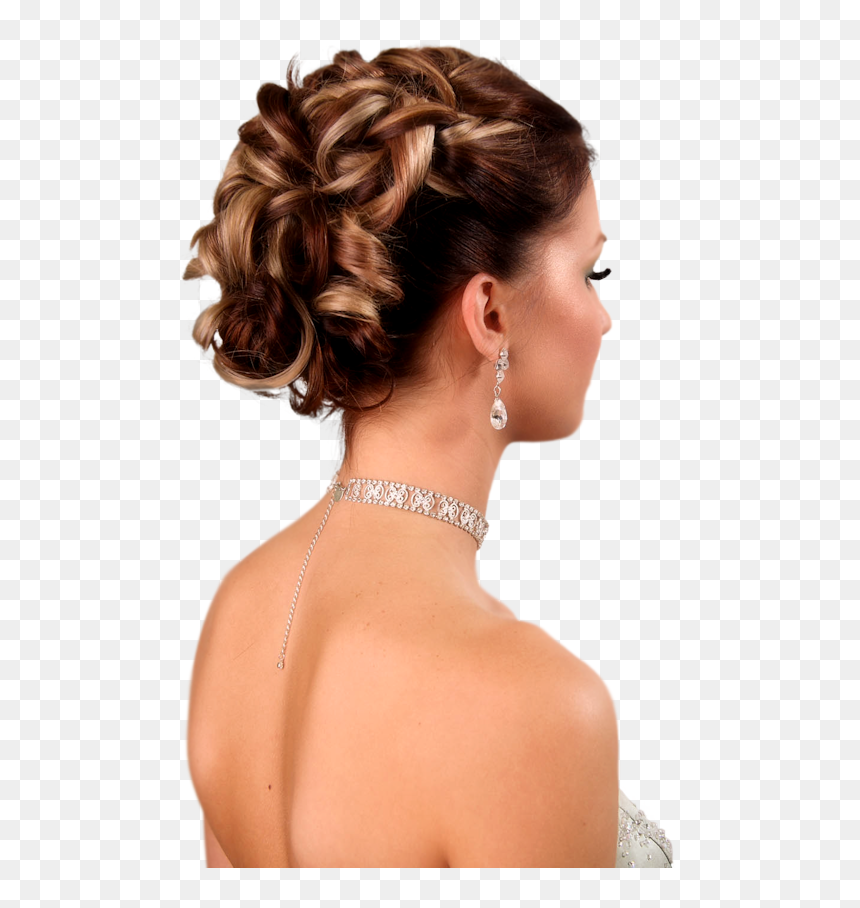Medium Wedding Medium Bridesmaid Hairstyles, HD Png Download - hair bun png
