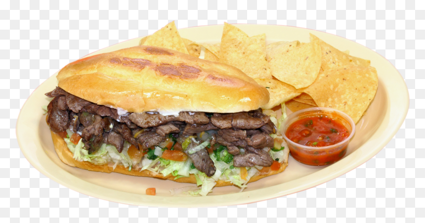 Torta De Asada - Torta Carne Asada Png, Transparent Png - carne asada png