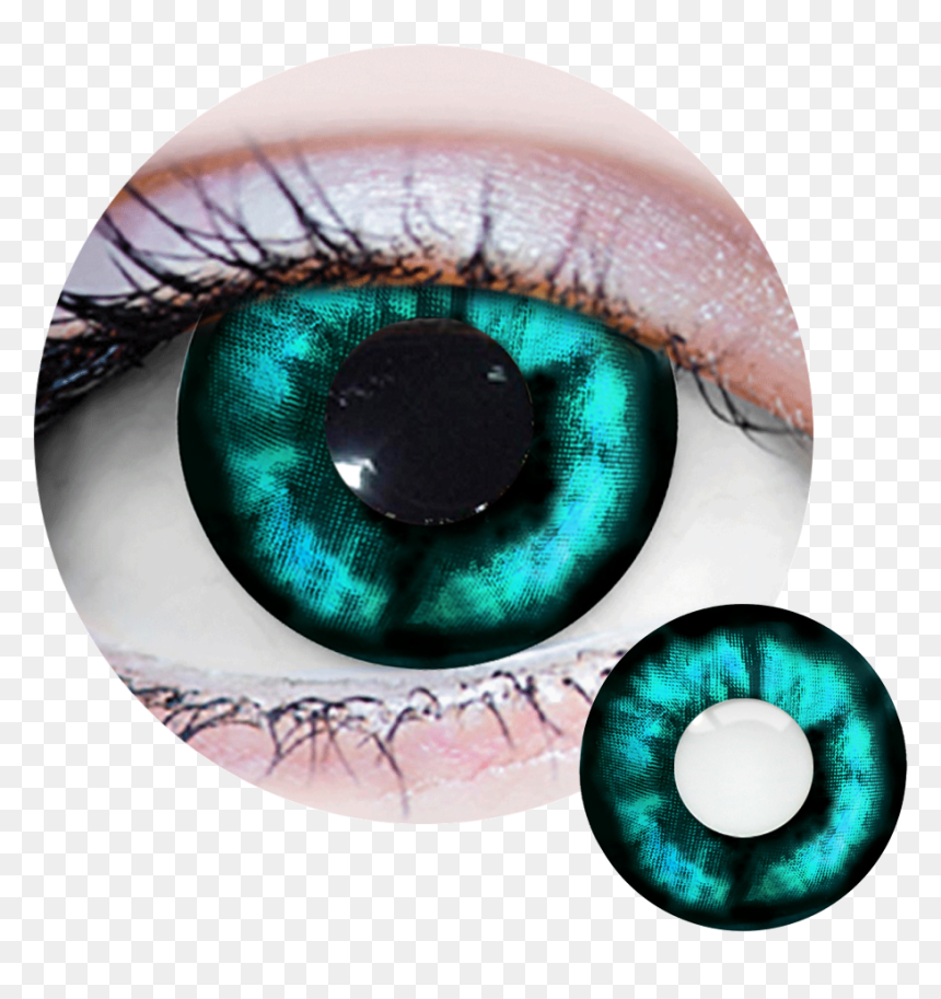 Eye Iris Halloween Yellow, HD Png Download - crazy eye png