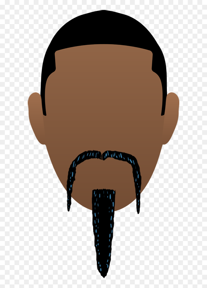 Shaved Head Clipart Png, Transparent Png - fu manchu png