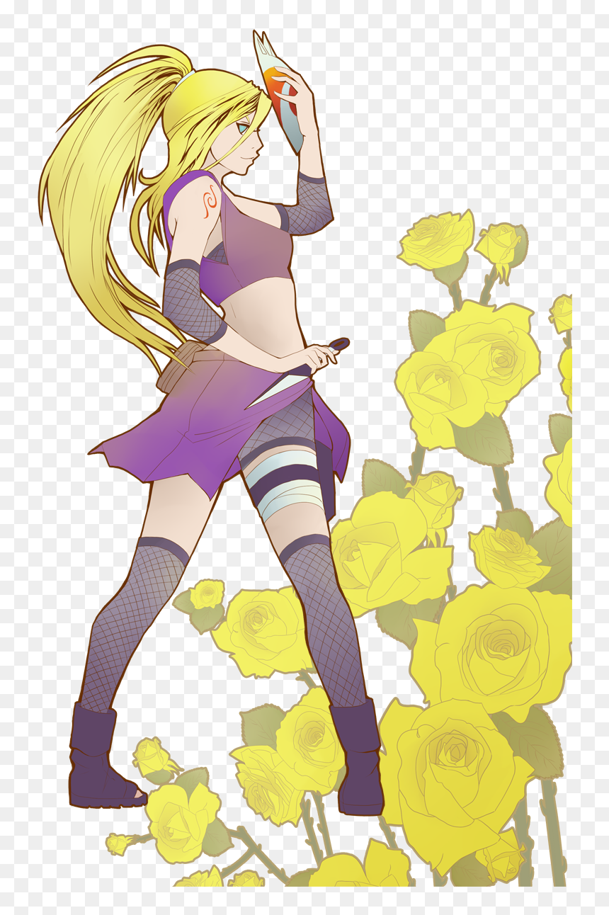Ino Yamanaka, HD Png Download - anbu mask png
