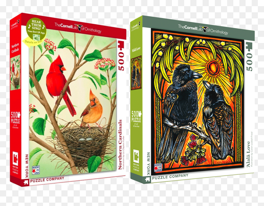 Jigsaw Puzzle, HD Png Download - cardinal bird png
