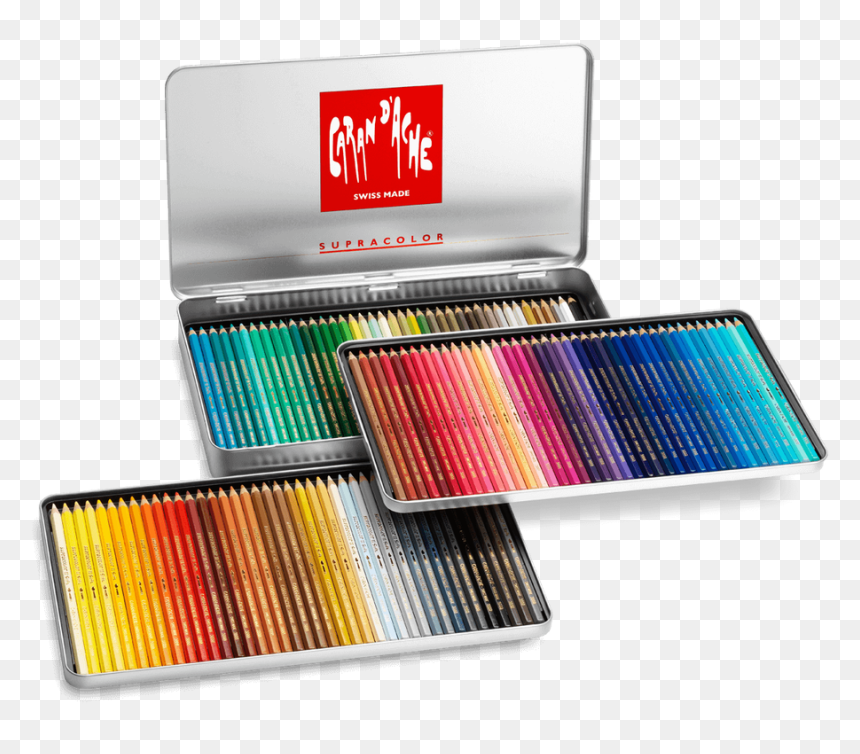 Caran D Ache Supracolor 120, HD Png Download - color pencils png