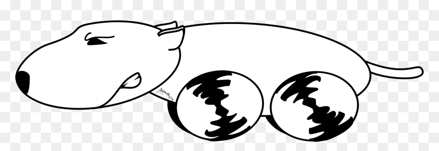 Dog Puppy Cartoon Black And White Drawing - Running Dog Cartoon Png, Transparent Png - dog drawing png