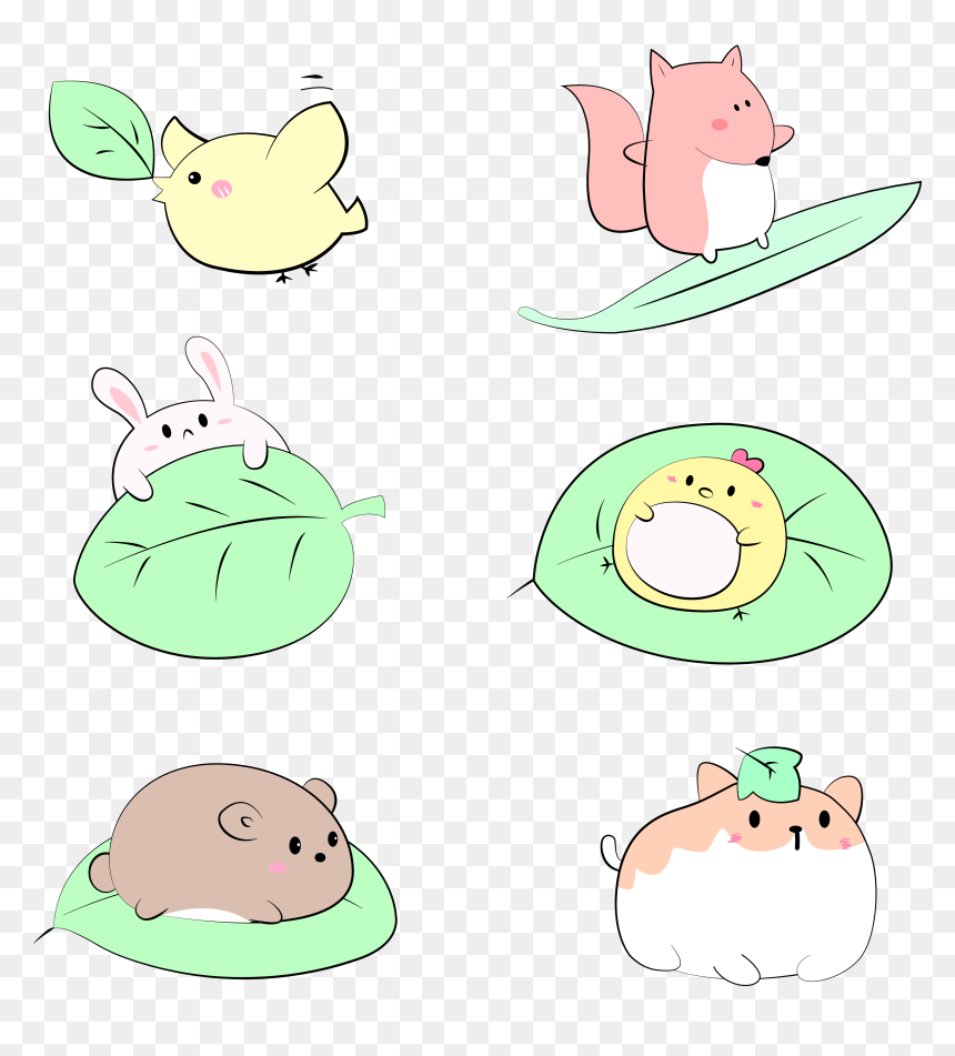 Hand Drawn Vector Birdie Small Squirrel Png And Image - Cartoon, Transparent Png - cartoon squirrel png