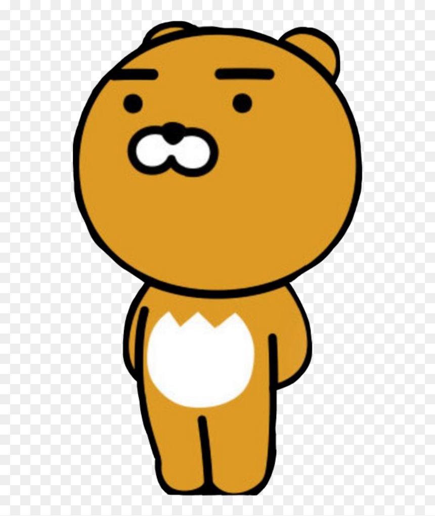 Transparent Bts Clipart - Kakao Sticker Transparent Ryan, HD Png Download - kakao friends png