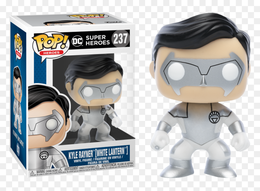 White Lantern Kyle Rayner Us Exclusive Pop Vinyl Figure - Kyle Rayner Funko Pop, HD Png Download - green lantern john stewart png
