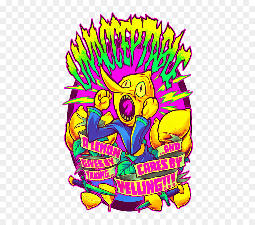 Adventure Time Lemongrab Eat, HD Png Download - lemongrab png