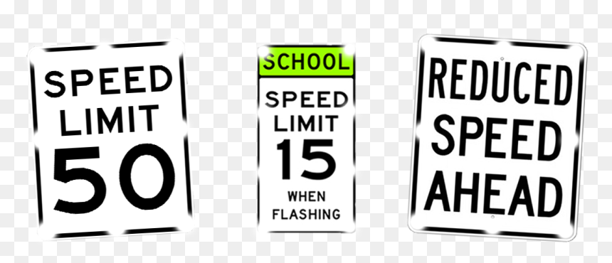 Computer Data Storage, HD Png Download - speed limit sign png