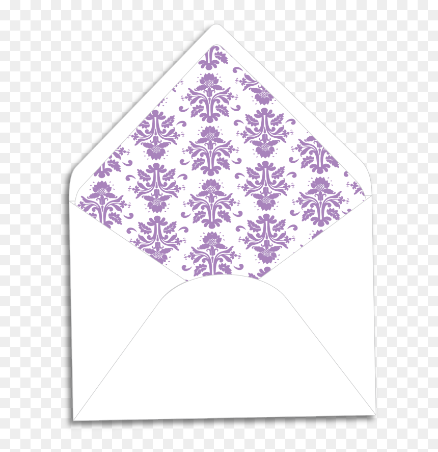 Lace-web Envelope Liners Envelopes - Envelope, HD Png Download - purple lace png