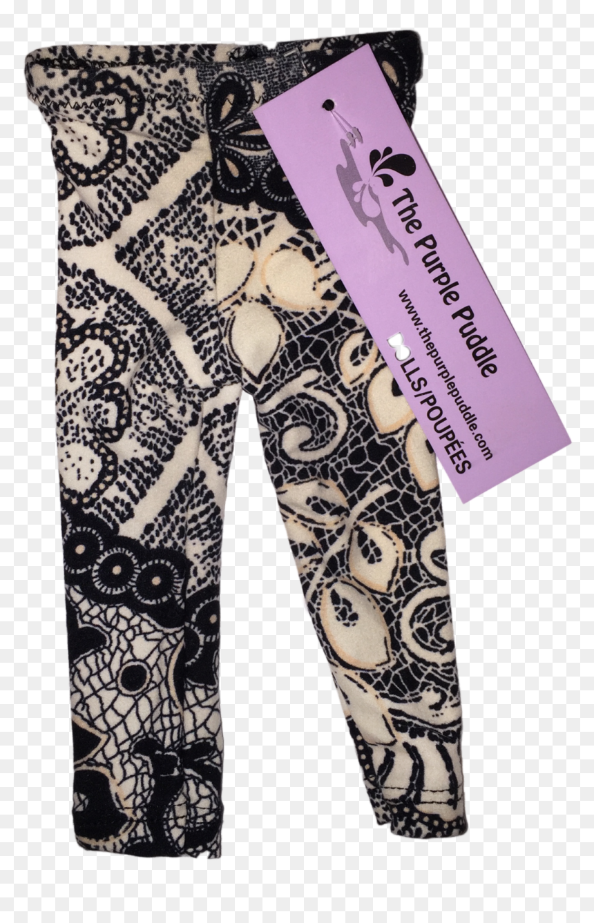 Leggings, HD Png Download - purple lace png