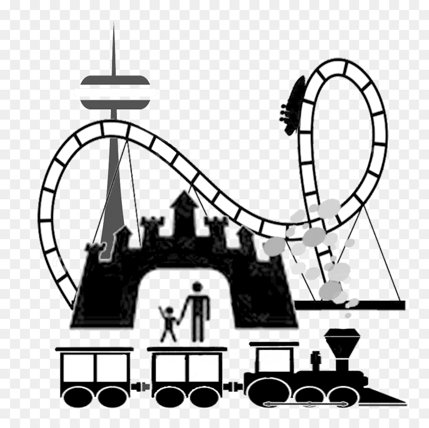 Amusement Park Clip Art - City Of South Lake Tahoe Logo, HD Png Download - amusement park png