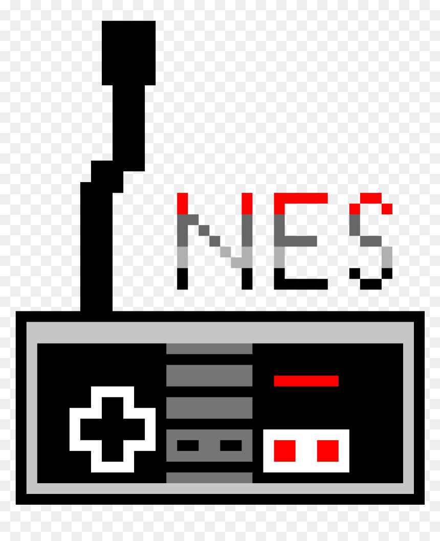 Nes Classic Controller - Nes Controller Perler Bead, HD Png Download - super nintendo controller png