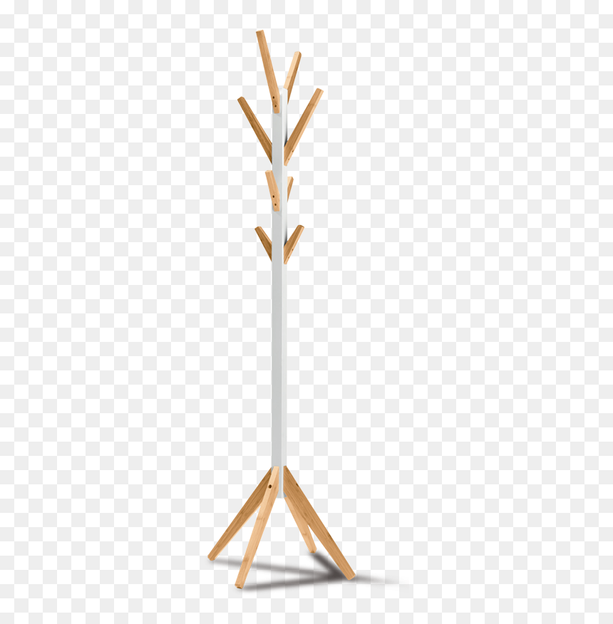 Percheros En Madera Modernos, HD Png Download - coat rack png