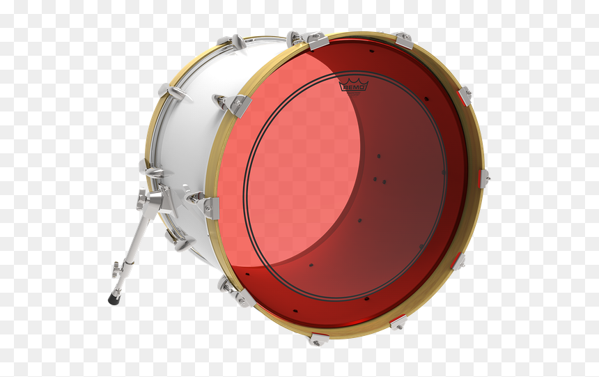 Powerstroke® P3 Colortone™ Red Image - Black Bass Drum Head, HD Png Download - bass drum png