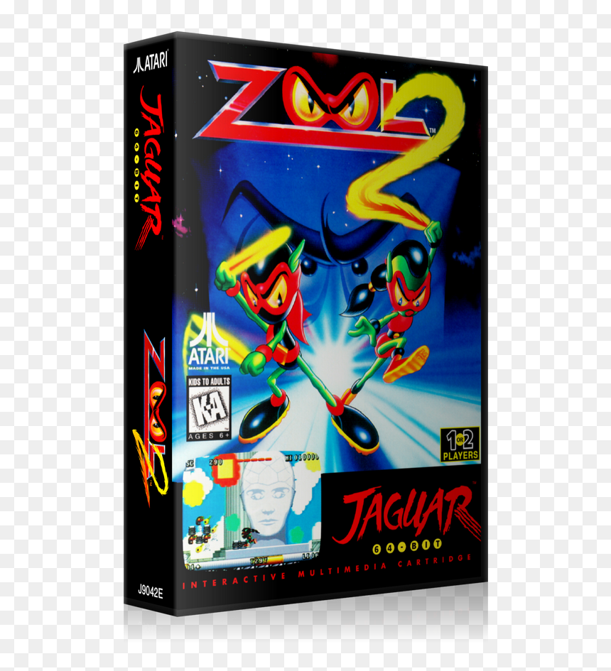 Zool 2 Box Amiga, HD Png Download - atari jaguar png