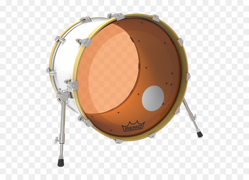 Powerstroke® P3 Colortone™ Orange Image - Remo Coated Ambassador Bass, HD Png Download - bass drum png