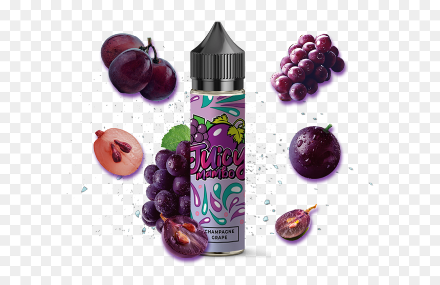 Juicy Mambo Blackcurrants, HD Png Download - grape emoji png