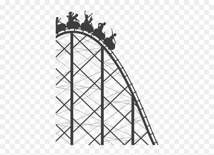 Png Transparent Images All - Roller Coaster Ride Drawing, Png Download - carnival rides png