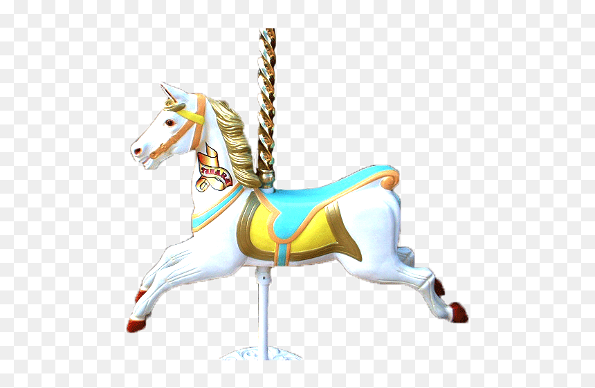 Amusement Park Carousel Transparent Background Png - Carousel Horse, Png Download - carnival rides png