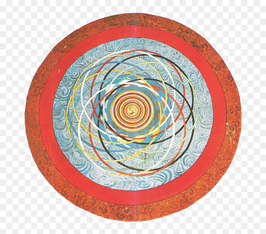 Cosmic Mandala From Bhutan - Volto Della Natuea, HD Png Download - metatron cube png