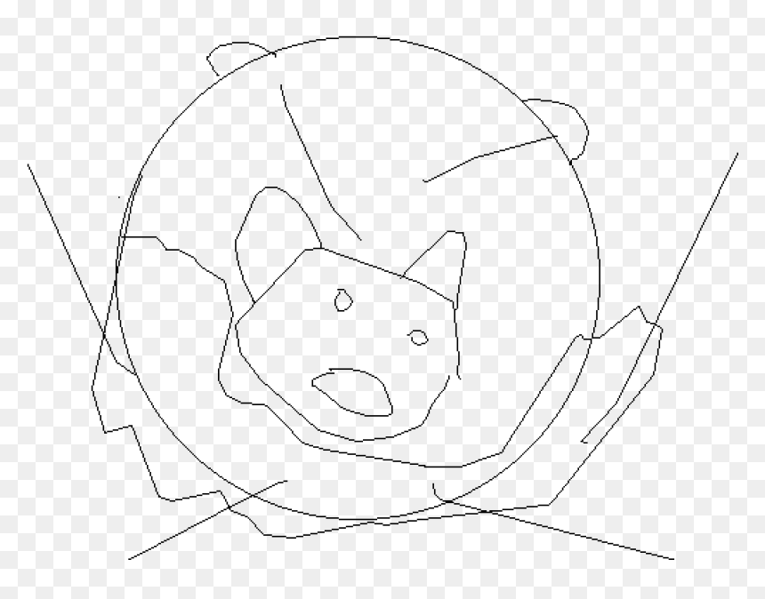 Transparent Pepa Png - Line Art, Png Download - pig snout png