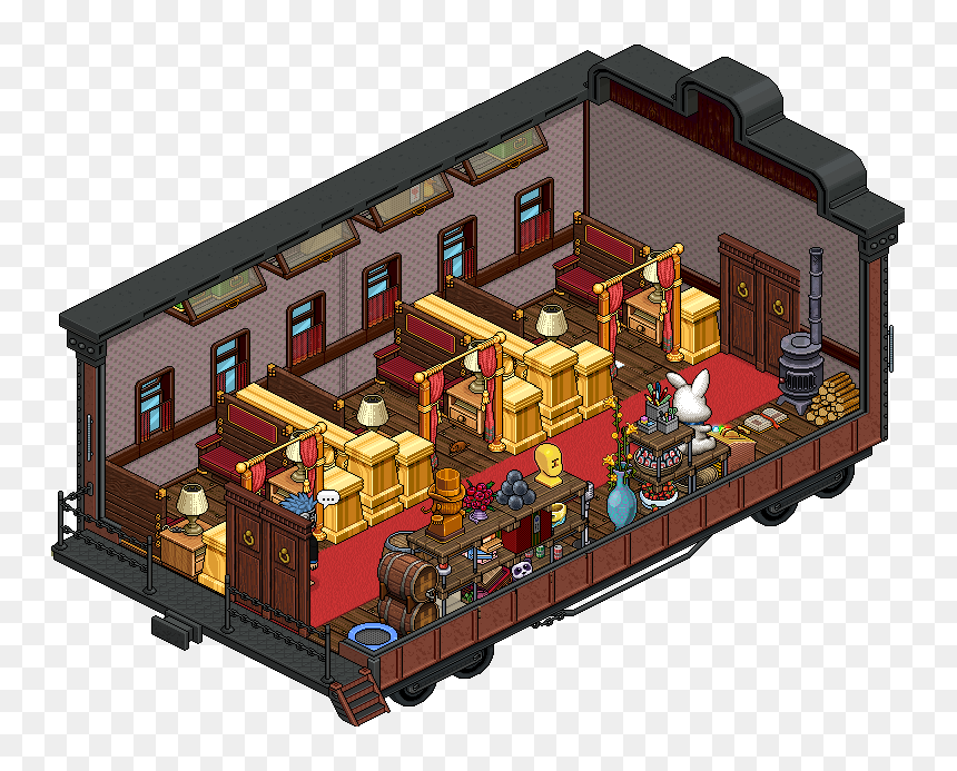 Hogwarts Express Habbo, HD Png Download - hogwarts express png