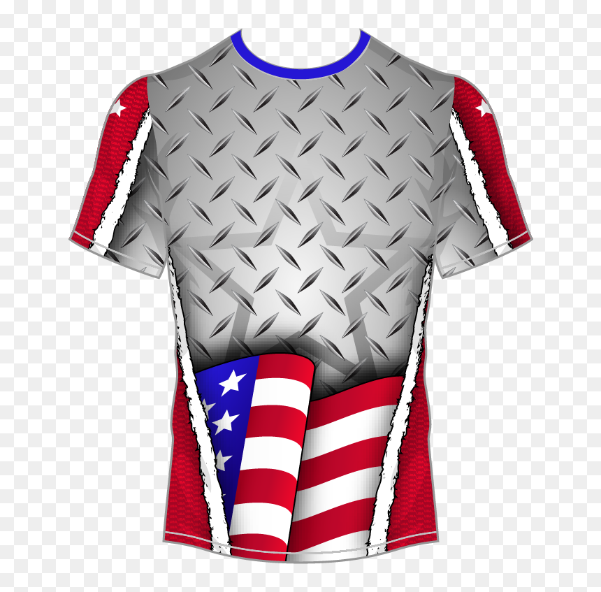 Americana Steel Front - Transparency, HD Png Download - blank jersey png