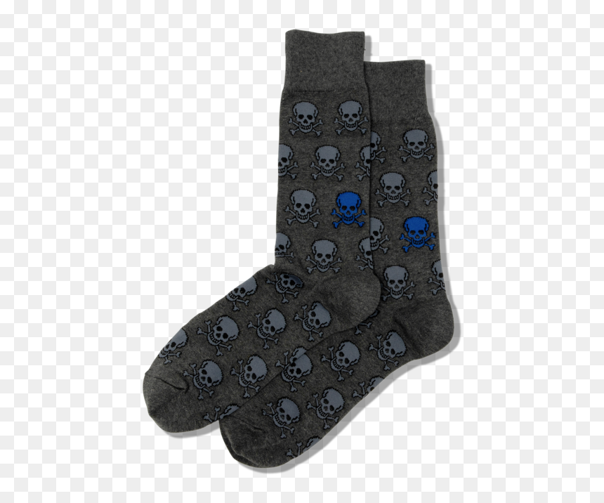 Men"s Skulls Crew Socks"
 Class="slick Lazy Image Js - Sock, HD Png Download - white socks png