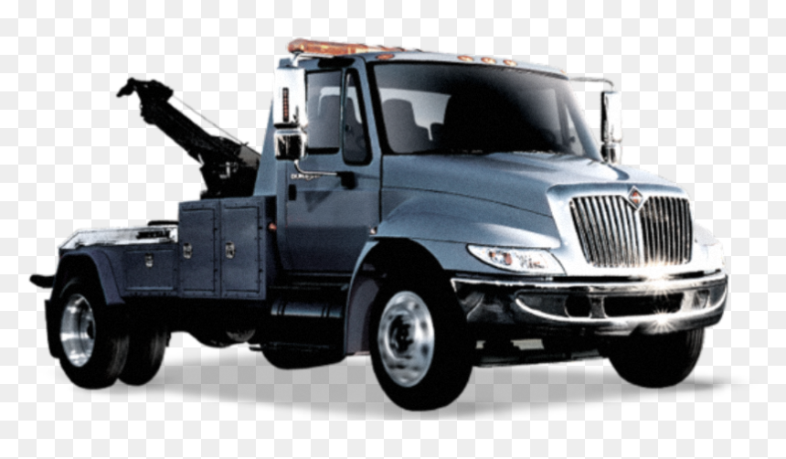 Blacktruck - International Durastar Png, Transparent Png - flatbed tow truck png
