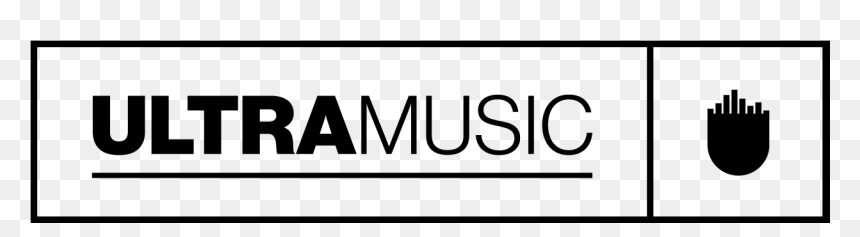 Ultramusic Logo Black - Black-and-white, HD Png Download - sony music logo png