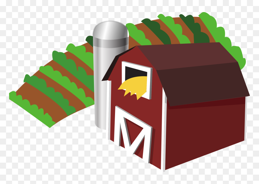 Farm Clipart Transparent, HD Png Download - farm house png