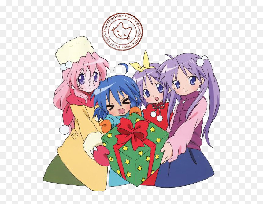 Lucky Star Christmas, HD Png Download - lucky star konata png