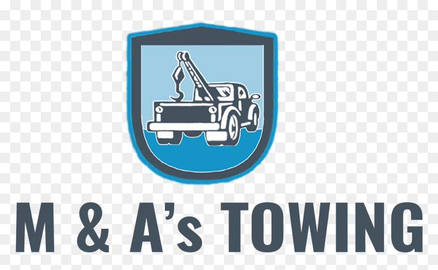 M & A"s Towing - No Parking Construction Zone, HD Png Download - flatbed tow truck png