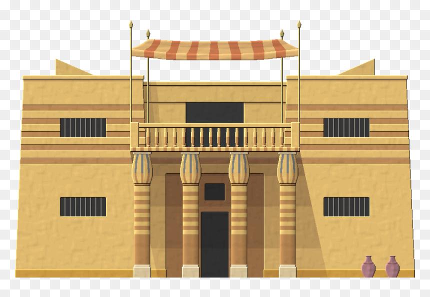 Egyption House - Egyptian Farm House, HD Png Download - farm house png