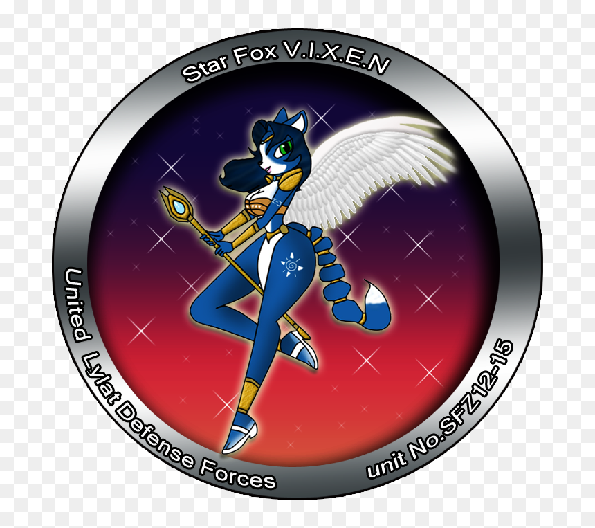 Star Fox Valkyrie/vixen Decal Insignia - Cartoon, HD Png Download - arwing png