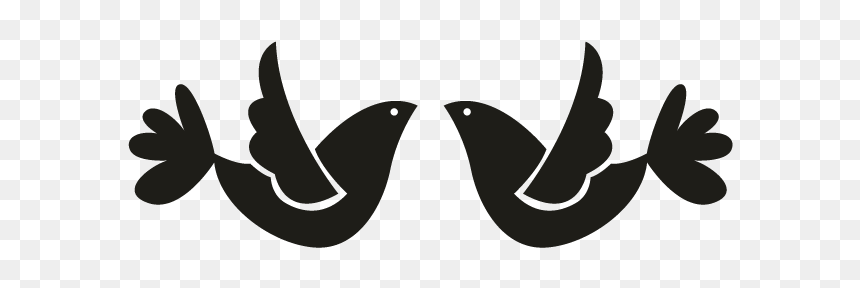 Lovebird Motif Drawing Image - Swallow, HD Png Download - motif png