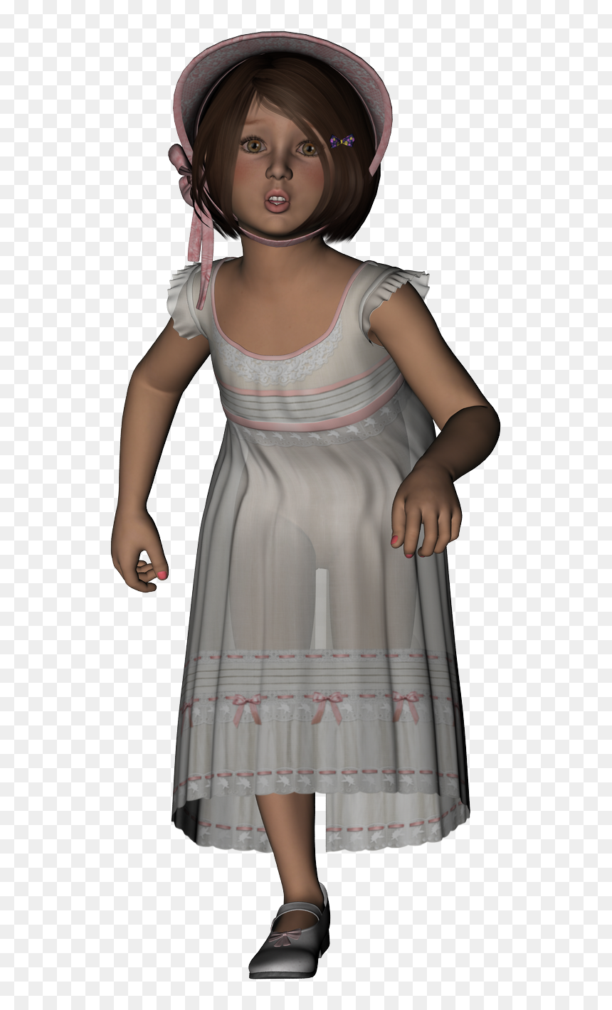 Transparent Kid Running Png - Gown, Png Download - woman and child png