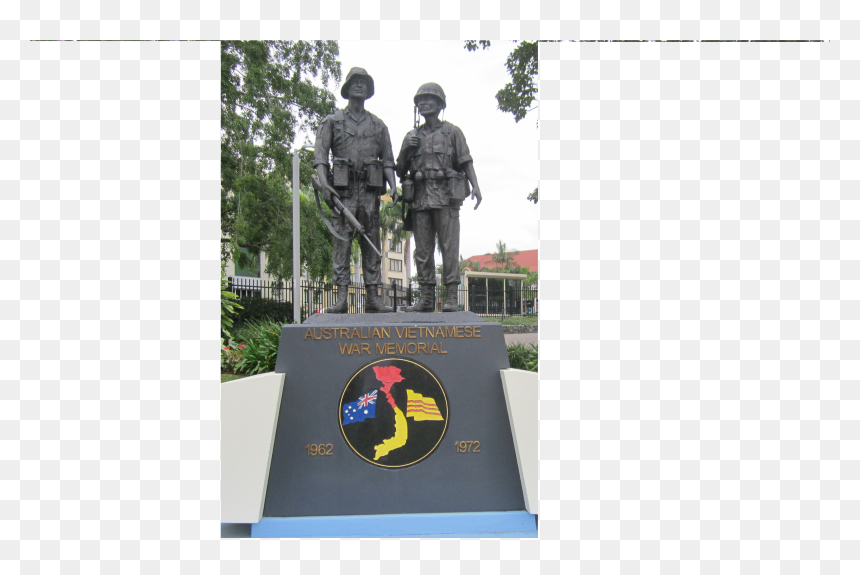 Vietnamese And Australian War Memorial Brisbane - South Vietnam, HD Png Download - vietnam soldier png
