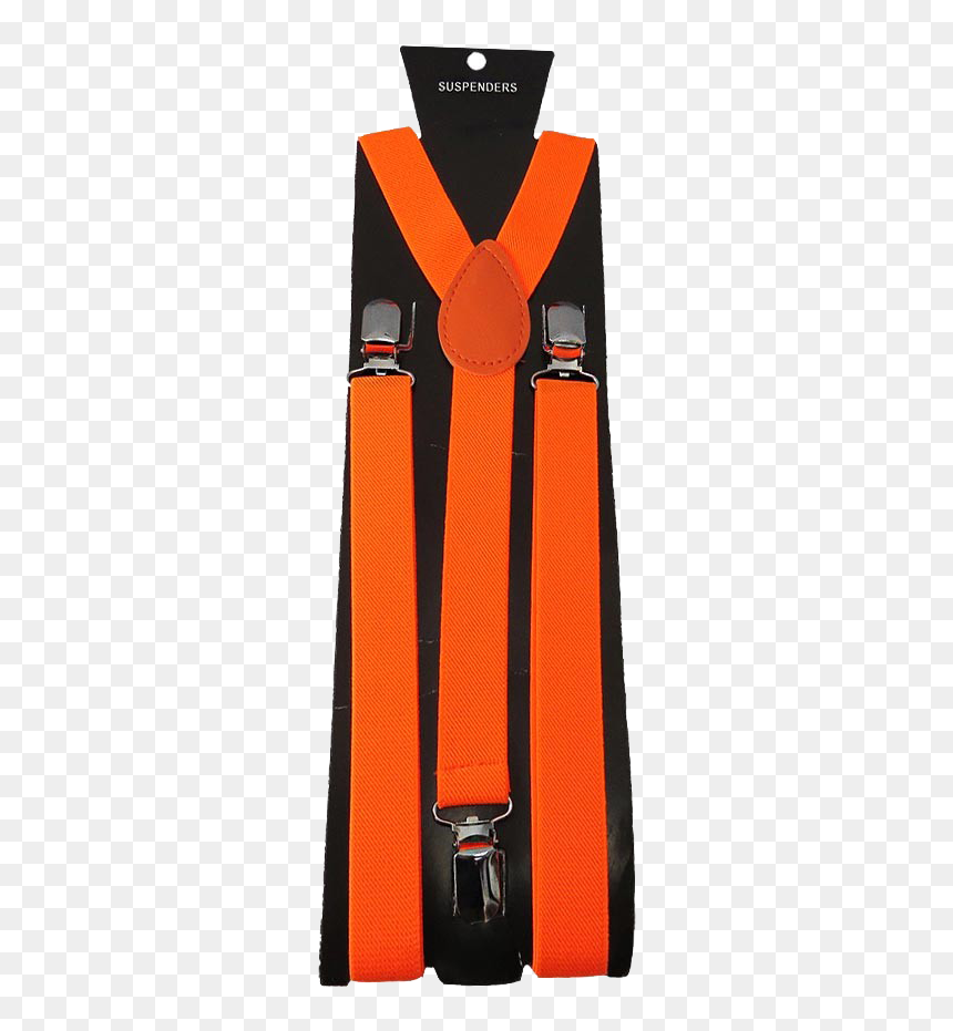 Suspenders-sol#orange - Orange Suspender, HD Png Download - suspenders png
