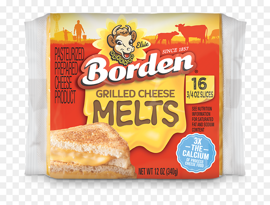 Borden Grilled Cheese Melts, HD Png Download - grilled cheese sandwich png
