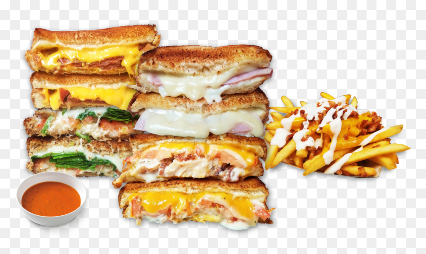 Fast Food, HD Png Download - grilled cheese sandwich png